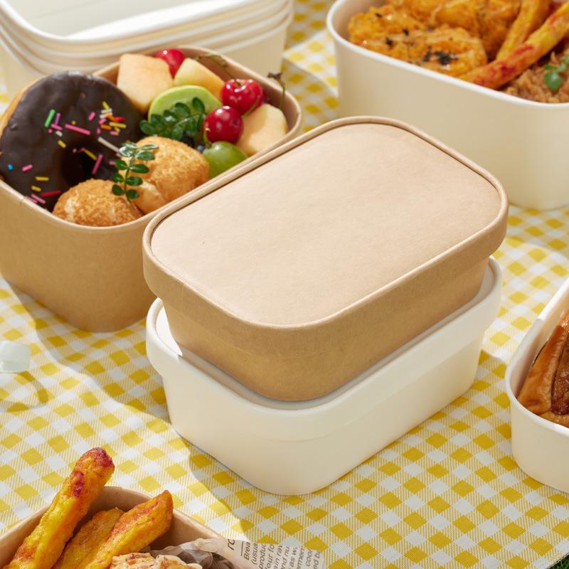 Meal Prep Bowl - 10 قطع من صناديق الغداء المربعة
