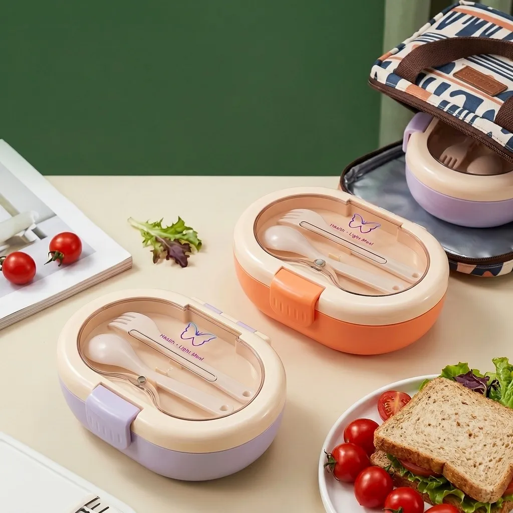 Meal Prep Or Prep Meal - علبة غداء بنتو بلاستيكية محمولة للأطفال،