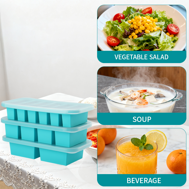 قالب صينية فريزر سيليكون مكون  - مراجعة Meal Prep Template وسعره