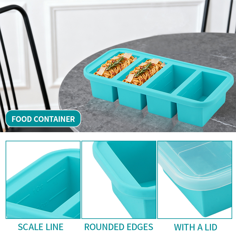 قالب صينية فريزر سيليكون مكون  - مراجعة Meal Prep Template وسعره