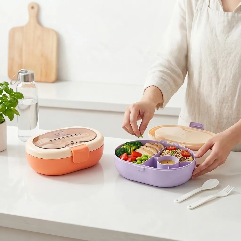 علبة غداء بنتو بلاستيكية محمول - مراجعة Meal Prep Or Prep Meal وسعره